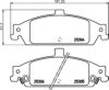 PAGID T2160 Brake Pad Set, disc brake